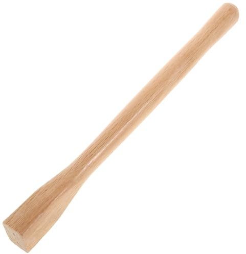 POPETPOP Marteau de traîneau avec poignée en bois de rechange, poignée de pelle en bois dur, poignée de faucilles d'aménagement paysager, poignée pour prise en main en acier, herbe, pelle, houes à