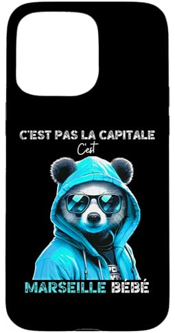 C'est pas la capitale c'est marseille bébé marseille fan Coque pour iPhone 15 Pro Max