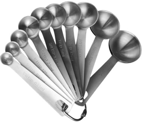 Cabilock Cucharas Medidoras De Unidades Inoxidable Cucharas Dosificadoras Prácticas y Duraderas