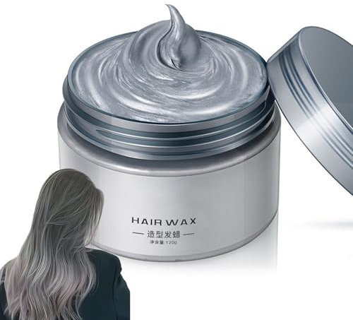 Tinte Para El Cabello Negro,Tinte Natural Para El Cabello,Tinte Permanente Para El Cabello,Coloración Profesional Tonalizante Efecto Iluminador,Óptima Cobertura De Canas (Gris, S)