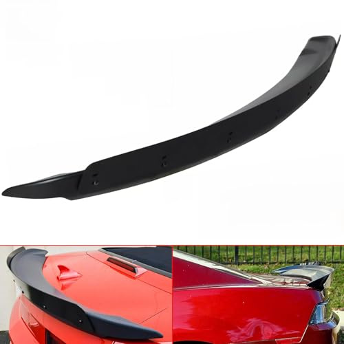 BEOC Rear Spoiler with WickerBill for Chevrolet Camaro 2010 2011 2012 2013 SS LT LS ZL1 Molds Trunk Spoiler Wing Lip, 2PCS Matte Black Style