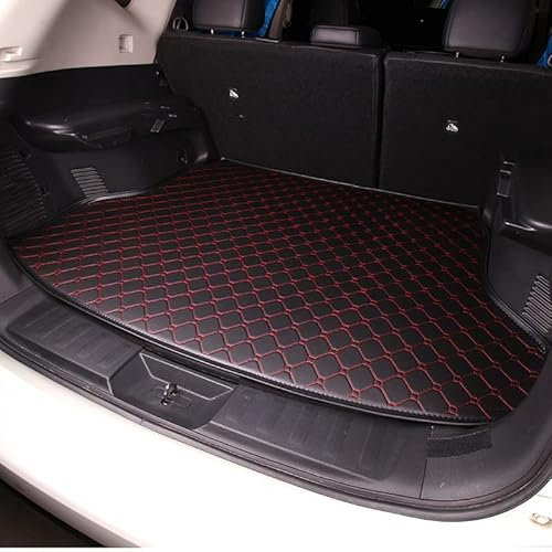 HYLGY Auto Leder Kofferraum Schutzmatte für Mercedes Benz Glc Glc 300 Glc 200 Glc 250 Glc260 2015 2016 2017 2018 2019 2020, Wasserdicht Kratzfeste Kofferraummatten, Kofferraumwanne Interieur Zubehör
