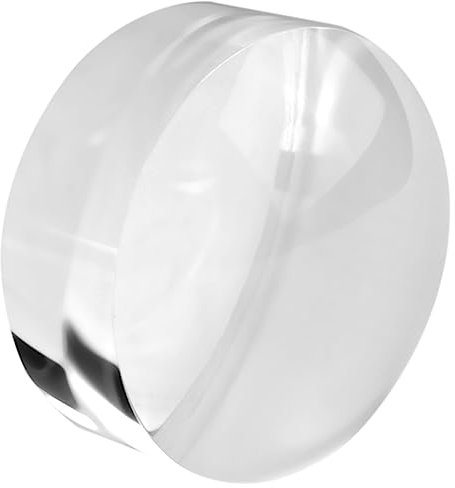 Reinscer 2 inch Magnifying Dome - Portable Paperweight 8X Magnifier Clear Reading Aid Magnifying Glass Dome Easy to Glide For Reading Books,Map,Newspaper and Magazine