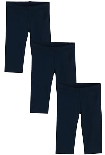 NEXT Niñas Pack de 3 Leggings Capri Azul Marino 4 Años
