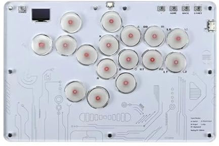 VIVIWI Fight Stick Joystick para PC de 16 teclas con función
