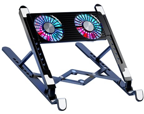 Laptop Cooling Pad Laptop Coolers Per Notebook Gaming Fan Stand Stabile Raffreddamento Regolabile Staffa Pieghevole Laptop