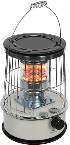 RjcdOPL Portable Kerosene Heater, 8,000–10,000 BTU, 6L Fuel Tank, 360° Surround Heating, Compact Durable Design, Up to 18-Hour Runtime, Indoor & Outdoor (Garage, Camping, Emergency)