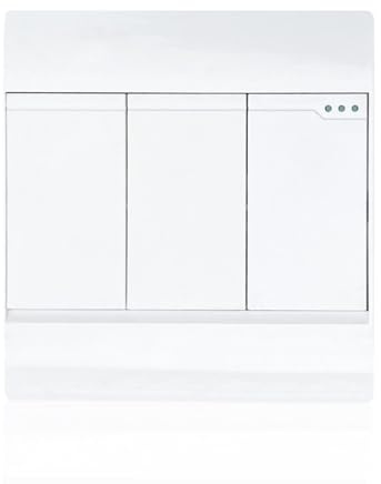 KIXZSAZ Smart Wireless Lampadina Presa Soggiorno Camera Da Letto Ufficio Telecomando Lampadina Controller Dispositivo Intelligente, 3 Gang Switch