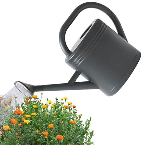 Annaffiatoio Per Fiori,3 Litri Portatile Con Beccuccio Lungo Smontabile Per Forniture Di Giardinaggio - Annaffiatoio Per Interni | Per Giardinaggio Esterno Terrazza Prato Cortile Paesaggistica E