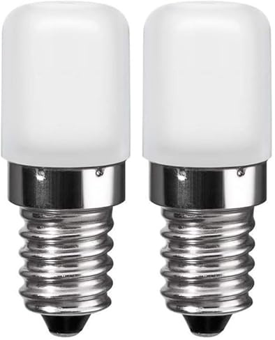 goobay LED Kühlschranklampe E14, 1.8W ersetzt 15W, warmweiß (2700K), Leuchtmittel für Kühlschrank, 130 lm, IP52 spritzwassergeschützt - 30565 (Packung mit 2)