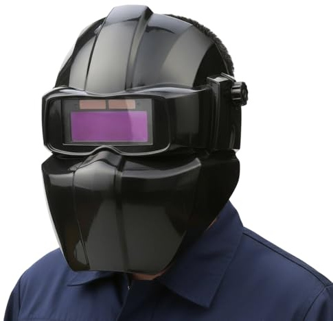Hotte de soudage automatique - Bloque la lumière réglable - Équipement de sécurité au travail - Protection du visage - Pour hommes, professionnels, adultes, travailleurs de la construction