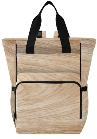 Ttgoth Sac à dos à langer imperméable avec porte-biberons isothermes, sac à dos de voyage multi-poches avec sangles de poussette pour maman et papa