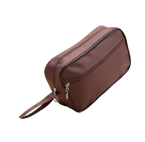 Kulturtasche Gross Reise Kulturbeutel for Herren und Damen, Kosmetiktasche, Necessaire, Make-up-Tasche, Beauty-Tasche, Handtasche, Make-up-Organizer(Brown)