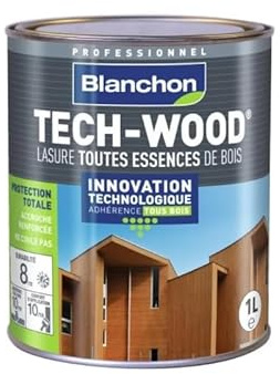 Lasure Tech-Wood Blanchon 1L - Nuance de la Lasure - Incolore