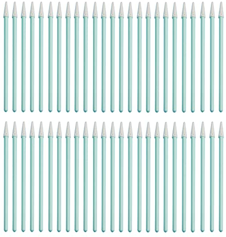 Reinigungsstäbchen, Schaum Reinigung Stäbchen, Wattestäbchen, Wattestäbchen Applikatoren, Mikro-Applikator-Bürsten, für Tintenstrahldrucker, Kamera, Optische Linse, Optische Ausrüstung, 50 Stück
