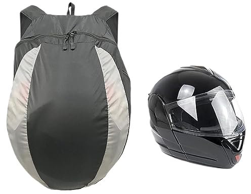 Vusddy Motorrad Integralhelm Rucksack,28L Sport Wasserdichter Tagesrucksack,Motorradhelm Rucksack Multifunktional,Universal Fußball Basketball Tasche für Fitness,wasserdichter Motorrad-Motorradhelm