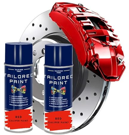 BMW X2 Gloss Red Heat Resistant Aerosol Spray Brake Caliper Paint