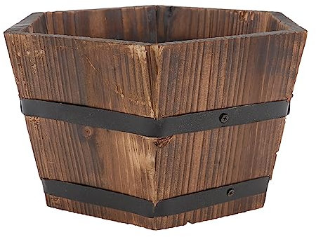 IMIKEYA Holz Blumentopf Für Sukkulenten Mit Topf Praktisch Für Gemüse Und Balkon Langlebig Und Robust Für Haus Und Garten