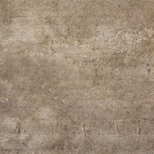 VEELIKE Metallic Wallpaper Stick and Peel Textured Grunge Industrial Wallpaper for Walls Bedroom Living Room 15.7''x118'' Removable Adhesive Renter Friendly Brown Concrete Vinyl Wallpaper for Bathroom