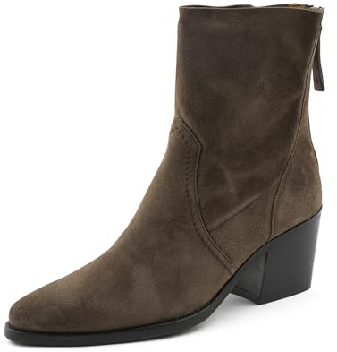 Paul Green Damen Frauen Ankle Boots | Stiefeletten, Schwarz, Reißverschluss, Reißverschluss hinten, Atmungsaktiv, Damen, Schuhe