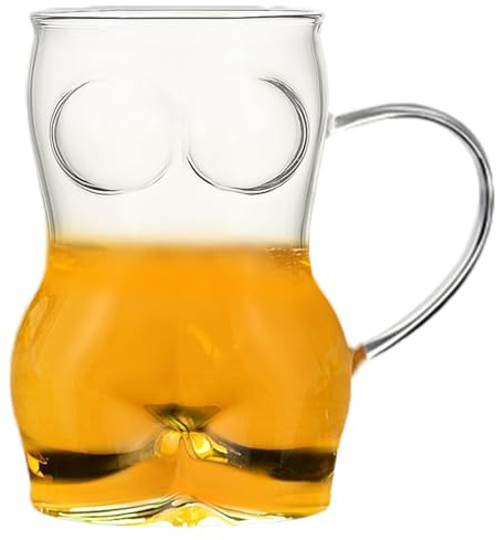 BIERSTEIN - Ausgefallenes Bierglas im einzigartigen Design | Kneipe Tasse, Bierbecher, spülmaschinenfest, gefriergeeignet, perfekt für Kaltgetränke