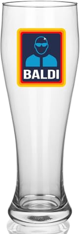 Baldi Glass 25oz - Beer Glass Gifts for Dad, Christmas & Birthday Present Ideas