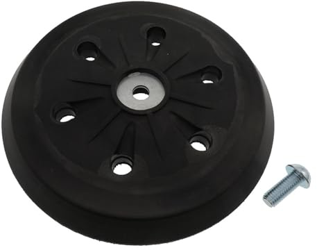 IUSOT 1Pcs 150mm/6inch Backing Pad, Hook & Loop Backing Pad with 6 Dust Extraction Holes, Compatible for Metabo Orbital Sander, for Metabo SXE 450 Bosch 27627