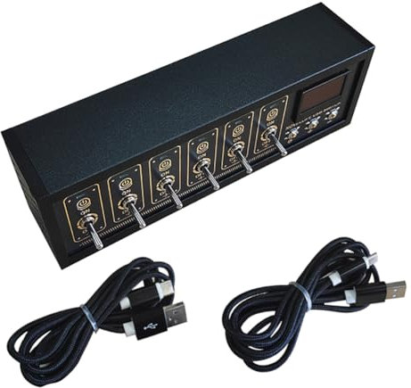 USB Hub Advanced Modular USB Hub with Voice Control Individually Switched Oled Display Customisable Lighting Data Transfer Features