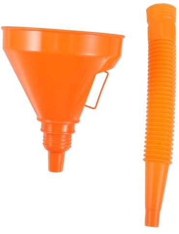 Ciieeo Embudo De Aceite Para Exteriores Embudo De Boca Ancha De Plástico Con Filtro Fino Para Repostar Coches Motocicletas y Camiones Herramienta Para Llenado De Gasolina y Fluido
