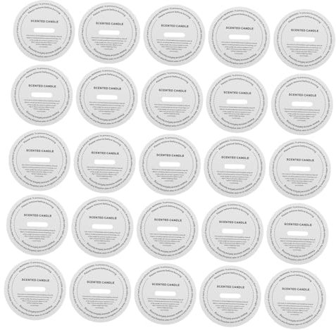 GLSTOY Papier Kerzendeckel Weiß 6cm 100 Stück Staubschutz Für Duftkerzen Karton Schutzdeckel Für Kerzenherstellung Selbstgemacht Kerzenzubehör Für Zuhause Und Büro