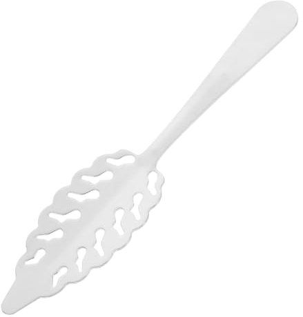 Garneck Cucchiaio Di Assenzio Filtro Da Cocktail Cucchiaio Filtro Per Assenzio Fontana Dell'assenzio Cucchiai Di Assenzio Fornitura Di Bar Accessorio Assenzio Argento Acciaio Inossidabile