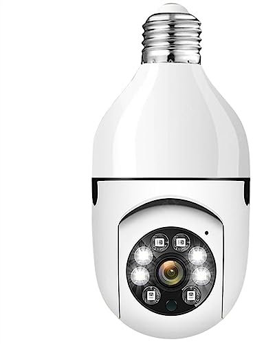 Camaras de vigilancia sin cables Cámara Tuya Bullb, protección de seguridad interior, 2K, 5G, , Monitor de bebé, cámaras, seguimiento automático, 1080P, videovigilancia, cámara IP(2K 3MP Add 32G Card)
