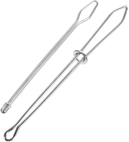 YOSADIER Set 2 Pezzi Infila-Coulisse e Guida al Filo Argento, Strumento per Infilare Fili da Cucito, Accessorio Multifunzionale per Lavori di Cucito Domestico