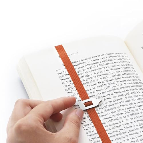 Lastword - Segnalibro Particolare, Segnalibro Elastico per Uomo, Donna e Bambino, Idea Regalo per Lettori, Laurea, Compleanno, Regali Carini per Insegnanti, Regali di Design - Pastel Burnt Sienna