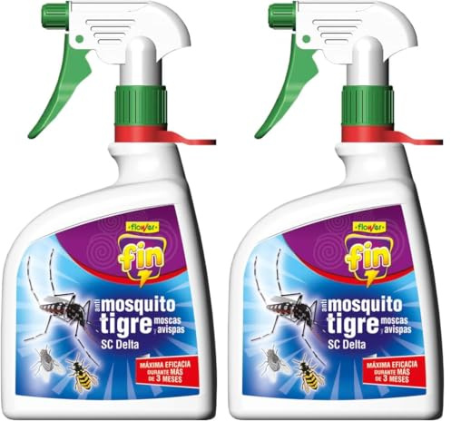 Flower Fin Mosquito Tigre 1 L (Paquete de 2)