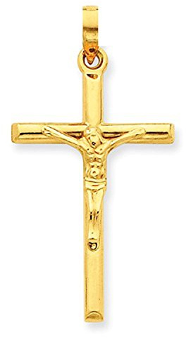 PRINS JEWELS Anhänger Kreuz Mit Jesus 18 Karat 750 Gelbgold Unisex