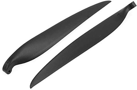 Aexit Pair RC Electrical equipment Glider Plane Black Plastic Folding Propeller Vanes 419mmx330mm