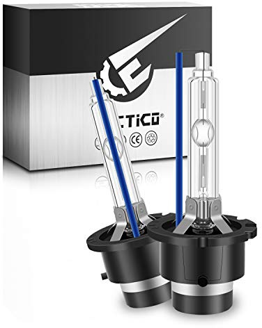 TECTICO D2S Xenon Brenner 35W 8000K Ultra Cool Blau Extreme Vision mehr Helligkeit 12V Auto HID Scheinwerfer Birne Autolampe Lampe, 2 Stücke
