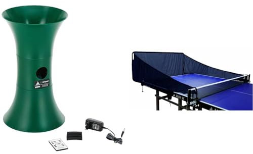 JOOLA Tischtennis-Roboter Buddy V200 & Ball Fangnetz TT-Buddy - Auffangnetz für Ballmaschine