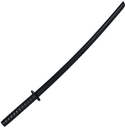 Martial Arts Ladies Black Polypropylene Training Bokken Only - 34