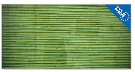 banjado Glas Magnettafel (120 x 60cm) - Magnetwand Glas - Magnetpinnwand als Memoboard - Pinnwand Magnettafel Küche, Büro, Kinderzimmer - Bambus Grün
