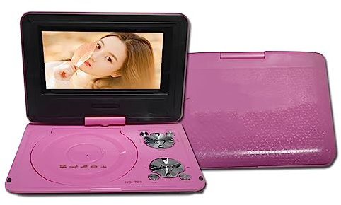Lecteur DVD Mobile ultra-mince de 7 pouces avec petit lecteur Evd de voiture portable pour téléviseur prenant en charge la lecture de plusieurs formats,F