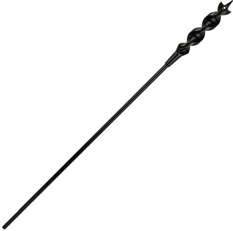 Greycore Tools 3/4 Inch x 18 Inch Flexible Drill Bit for Wire Pulling and Fishing, Auger Head Installer Drill Bit, Fish Bit for Pulling Wires in Walls (3/4 x 18 Installer)