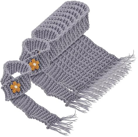 Abaodam 10stücke Teiliges Mini Strickschals Verstellbar Als DIY Puppenzubehör Und Mini-deko Buntes Party Mitgebsel Für Kindergeburtstag Für Flaschen Puppen Und Minihäuser