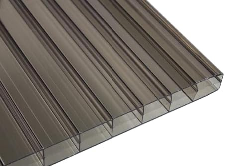 Falken Design Polycarbonate Roof Panel Twinwall (Multiwall) Bronze 24 in. x 48 in. x 3/8 in. (8MM) Thick