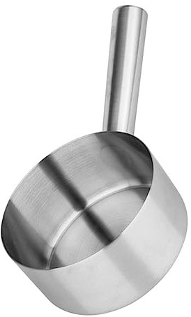 MAGICLULU Louche Cuisine Inox à Manche Long Épuisette Pour Salle De Bain Et Jardin Diamètre