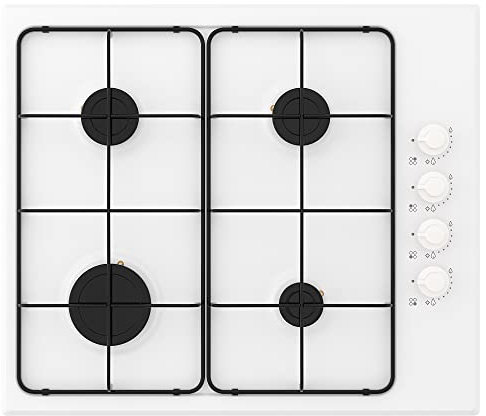 Placa de gas LAGAN, 59 cm, color blanco