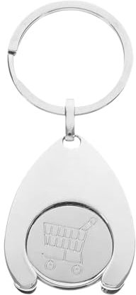 Gettone Carrello Spesa,Gettoni Carrello Spesa,Moneta Carrello Spesa,Portachiavi Gettone Carrello Spesa Universale,Portachiavi per Carrello Spesa,Chiave Carrello Spesa Universale per Carrelli Trolley