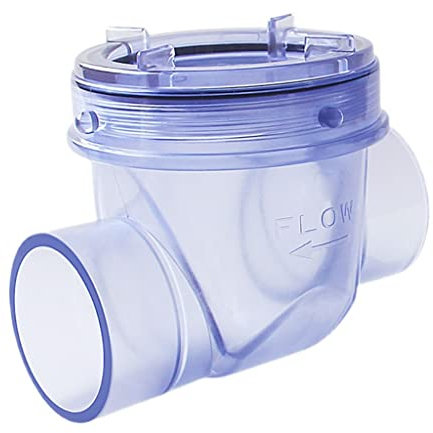 Robinet à tournant sphérique, clapet anti-retour en PVC de 50 mm, raccords de connecteur de tuyaux d'eau anti-refoulement de tuyau d'égout de cuisine