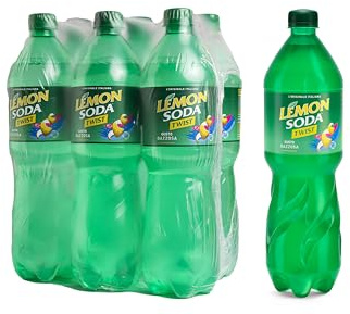 Lemonsoda | Twist Lime, Bevanda Gazzosa, 6 Bottiglie da 125 cl PET | Gassata, Senza Zuccheri, Rinfrescante, Senza coloranti e Conservanti